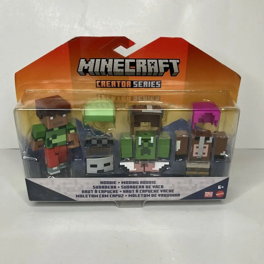 CREATOR SERIES Minecraft HOODIE FIGURE PACK Customizable Character 2022 New